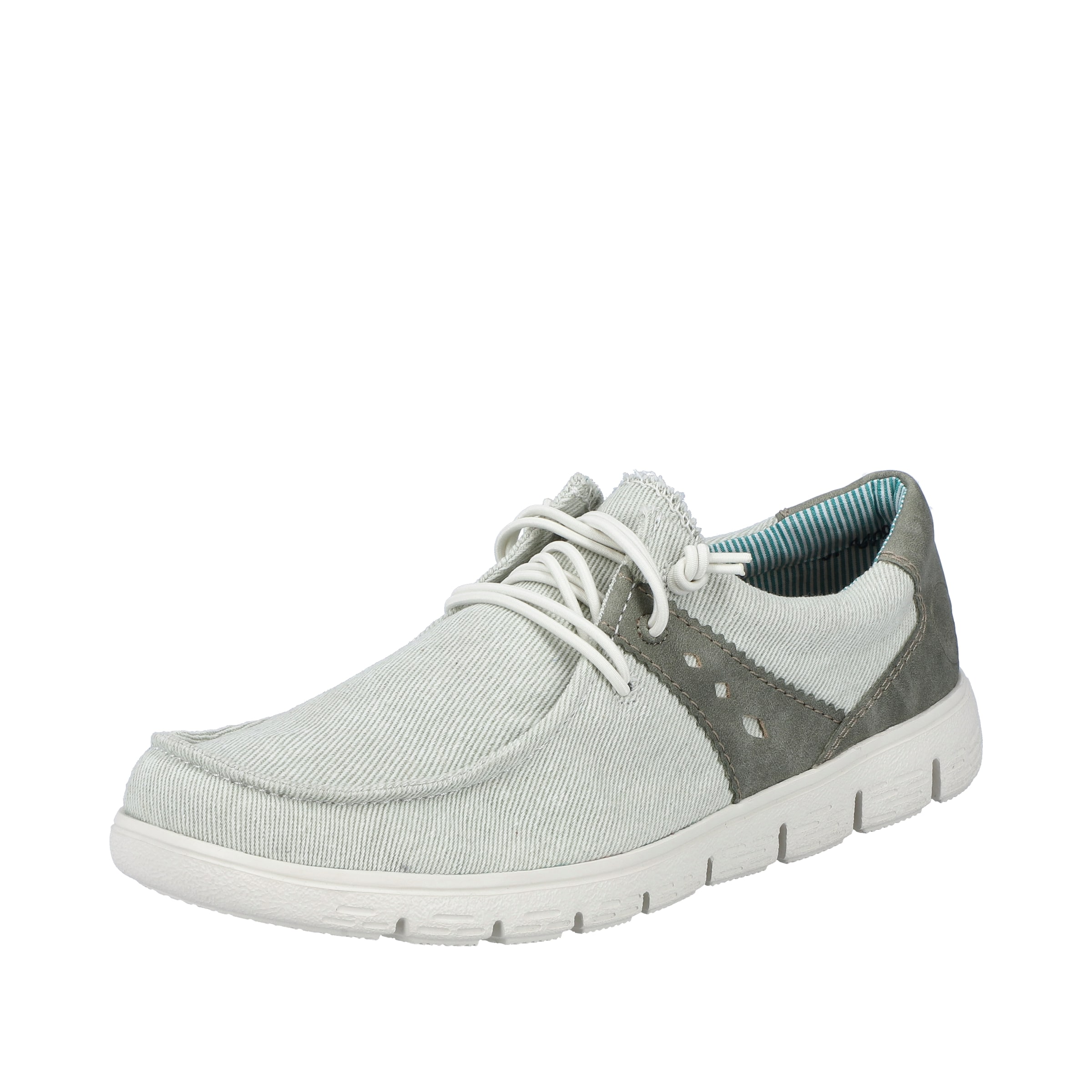 Chaussure basse Rieker en vert : devant