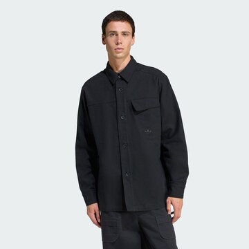 Fit confort Chemise 'Essentials' ADIDAS ORIGINALS en noir : devant