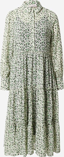 Rochie tip bluză 'Dodo' A-VIEW pe gri fumuriu / verde pastel / negru / alb, Vizualizare produs