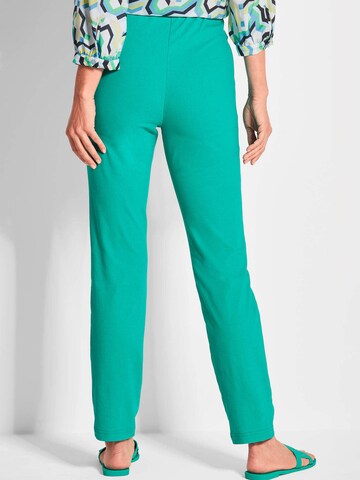 Goldner Slim fit Trousers 'Louisa' in Green