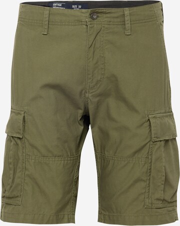 Regular Pantalon cargo 'Kirby' Vintage Industries en vert : devant