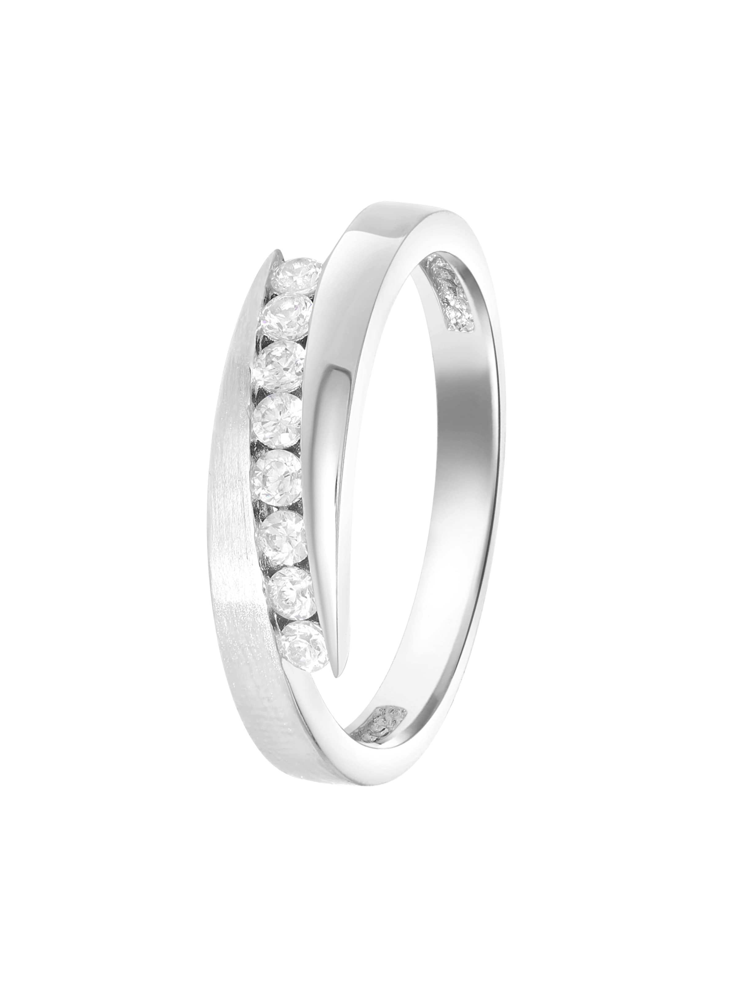 Lucardi Ring in Silber: Vorderseite