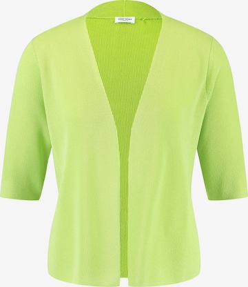 GERRY WEBER Gebreid vest in Groen: voorkant