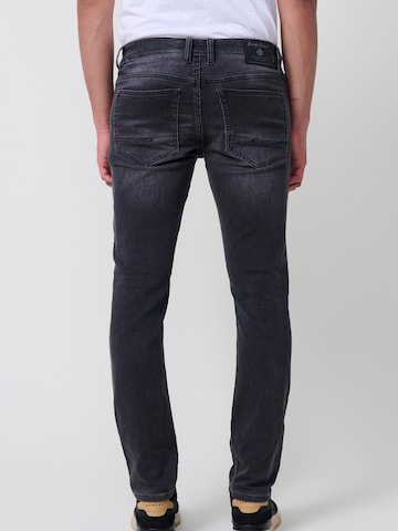 KOROSHI Slimfit Jeans i sort