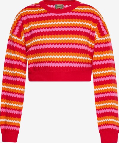 ebeeza Sweater in Dark orange / Pink / Red / White, Item view
