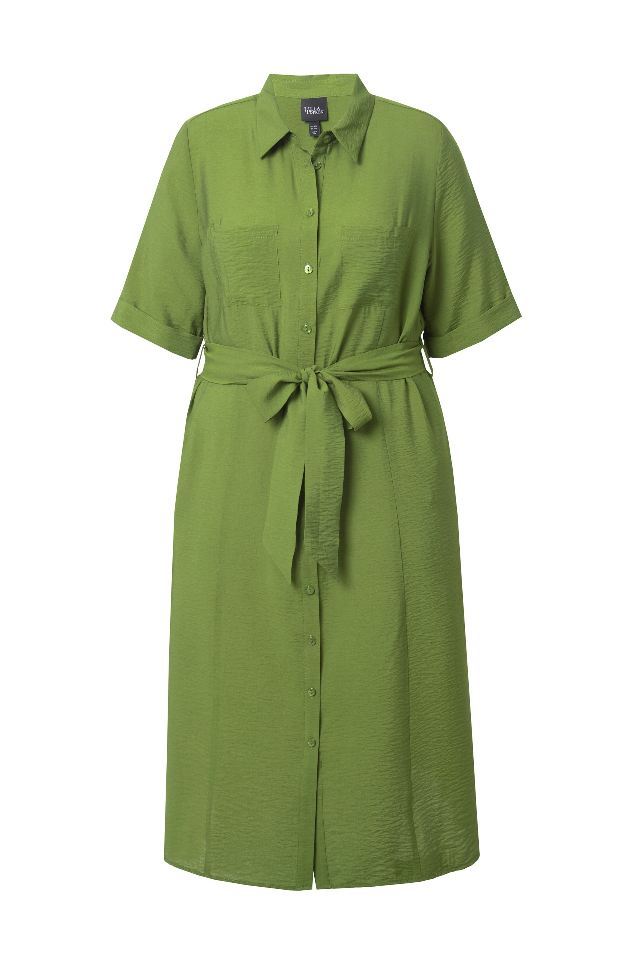 Ulla Popken Kleid in oliv, Produktansicht