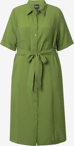 Ulla Popken Kleid in Grün: Vorderseite