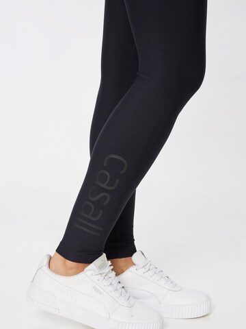 Skinny Pantalon de sport Casall en noir