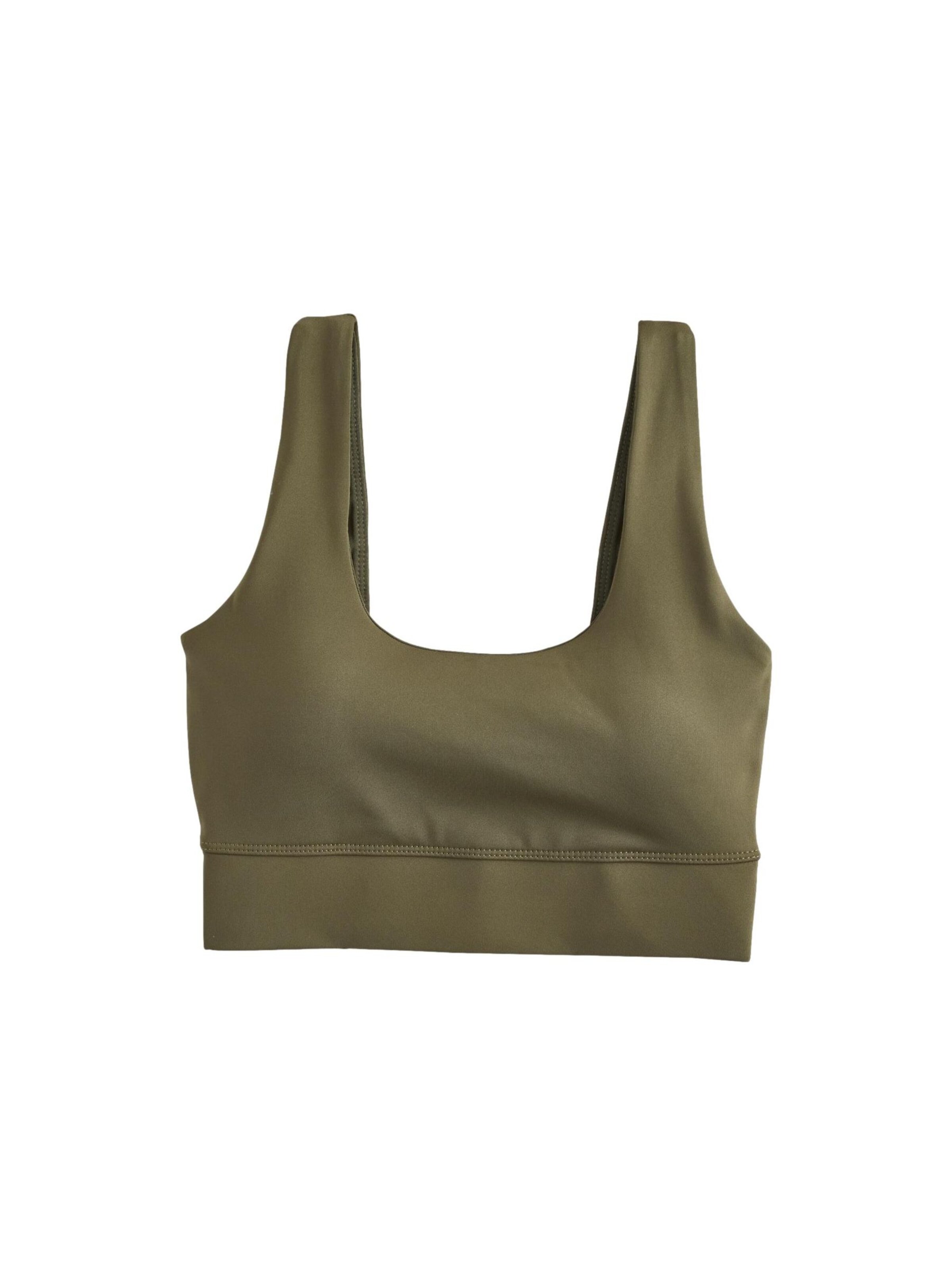 Next Bygelfri Sportbehå i grön: framsida