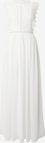 APART Evening Dress in Beige: front