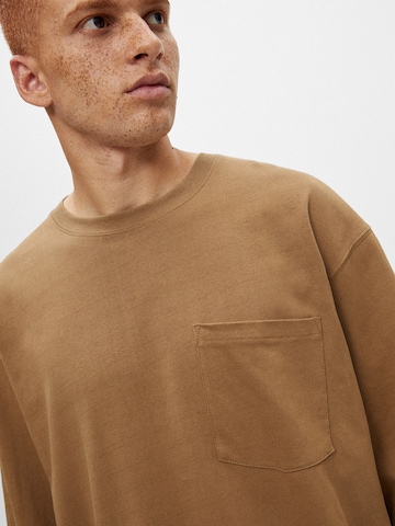 Pull&Bear Shirt in Brown