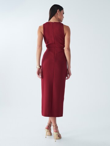 BWLDR Kleid 'Newark' in Rot: Rückseite