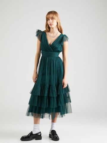 Robe de cocktail Coast en vert : devant