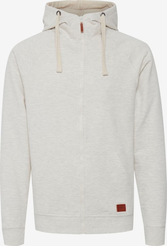 BLEND Sweat jacket 'Speedy' in Beige: front