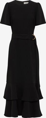 Tussah Dress 'REXANA' in Black: front