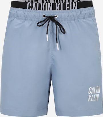 Calvin Klein Swimwear Board Shorts in Blue: front