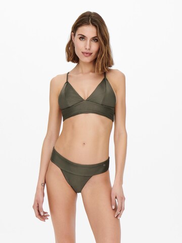 ONLY Triangel Bikinitop 'Bibby' in Groen: voorkant