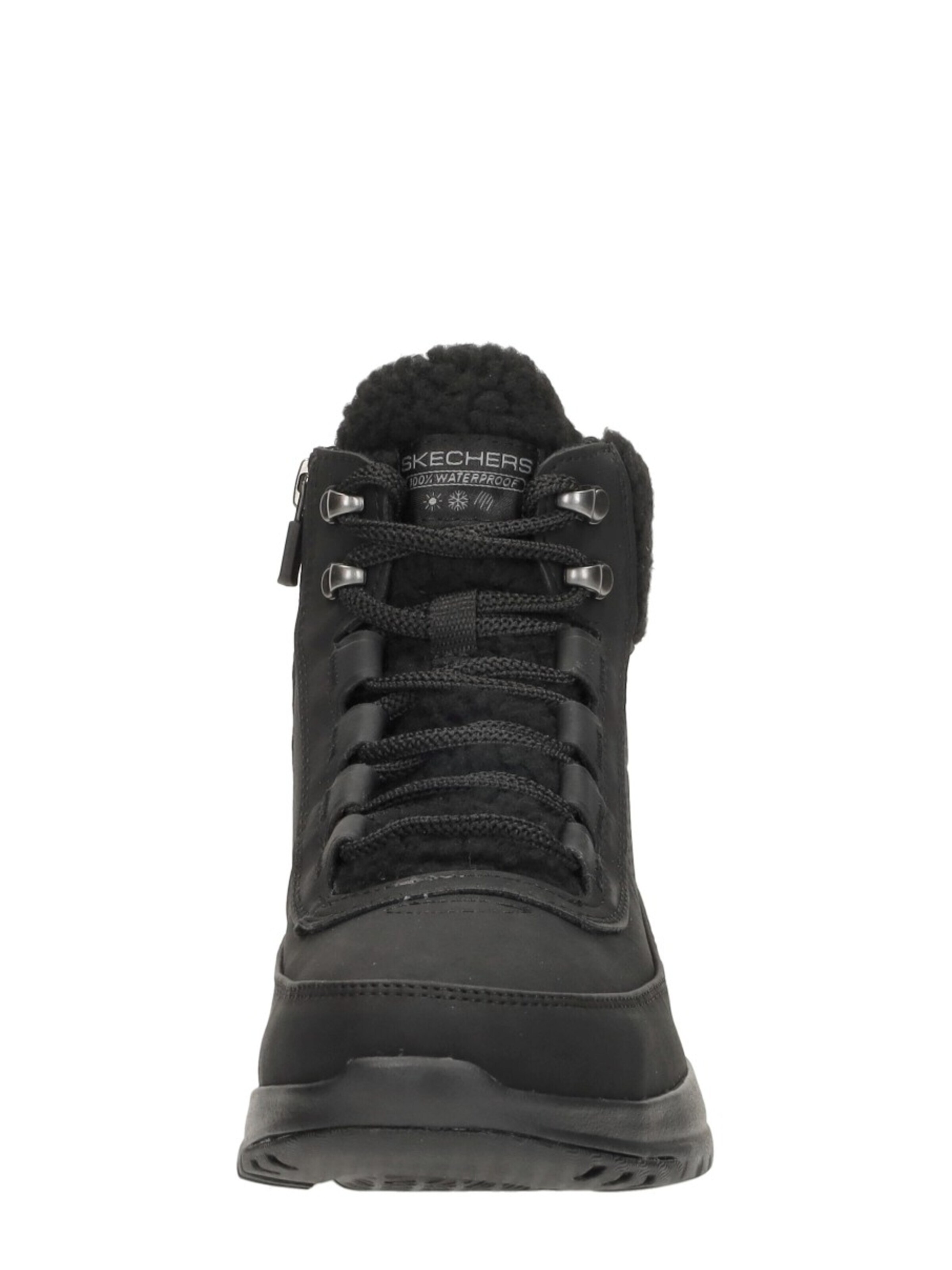 SKECHERS Veterlaarsjes 'On-The-Go Steller' in Zwart