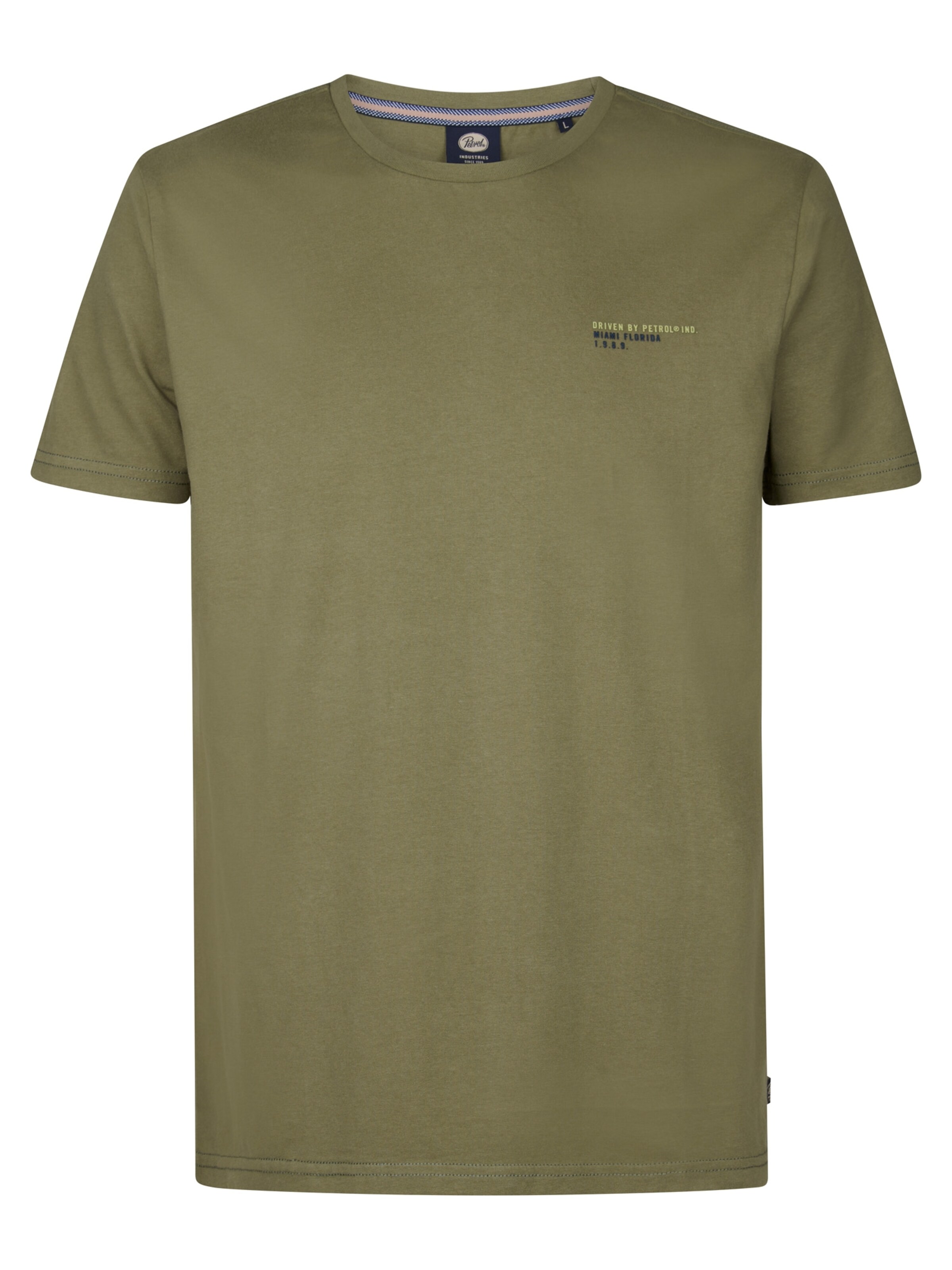 Petrol Industries Shirt in Groen: voorkant