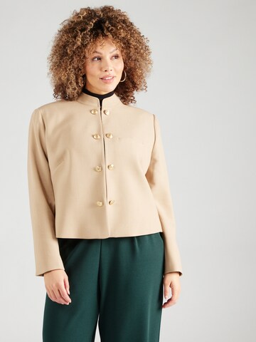 Tommy Hilfiger Curve Blazer in Beige: front