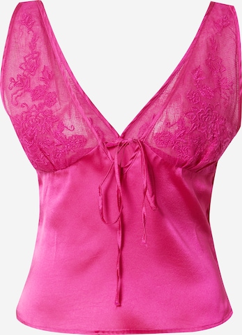 Nasty Gal Top 'Cami' in Pink: front