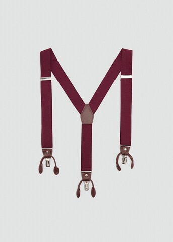 MANGO MAN Suspenders 'Suspende' in Red