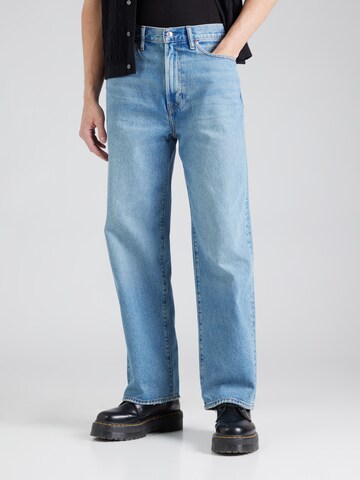Abercrombie & Fitch Baggy Jeans i blå: framsida
