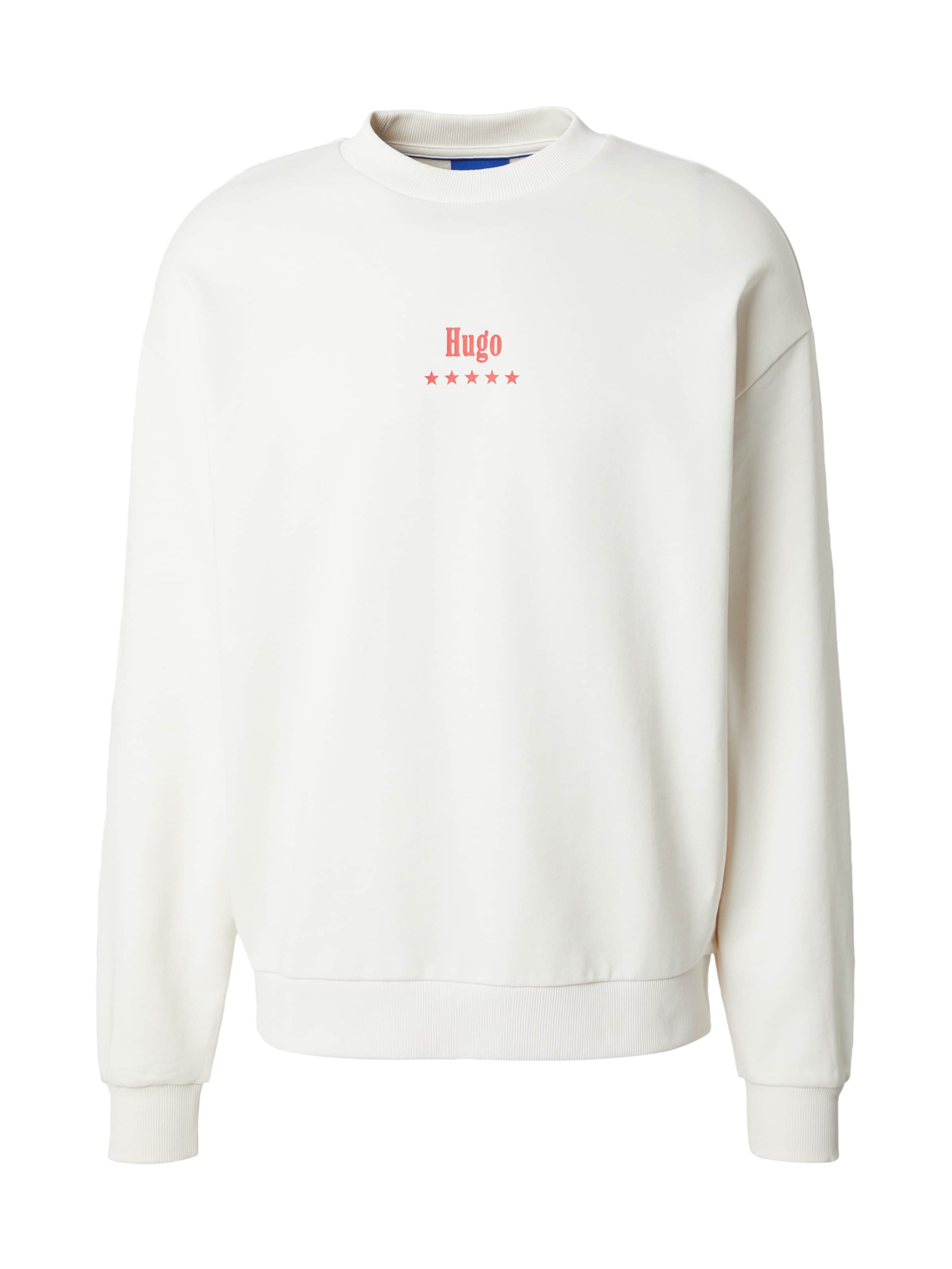 HUGO Sweatshirt 'Nucavex' i hvid: forside