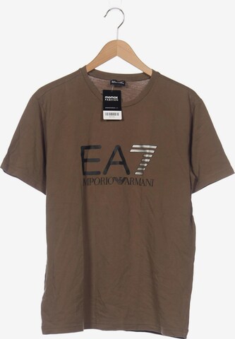 EA7 Emporio Armani Shirt in XL in Brown: front