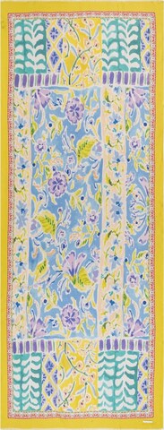 Écharpe SILK & CASHMERE en bleu : devant