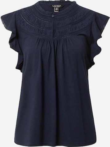 Lauren Ralph Lauren - Blusa 'ISALOAH' em azul: frente