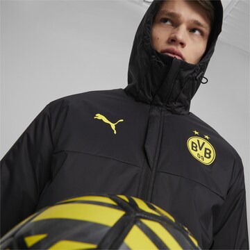 PUMA Sportjacke 'Borussia Dortmund' in Schwarz