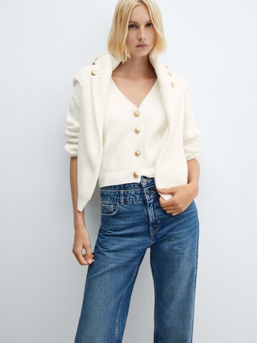 MANGO Cardigan 'ELEGANTE' i beige