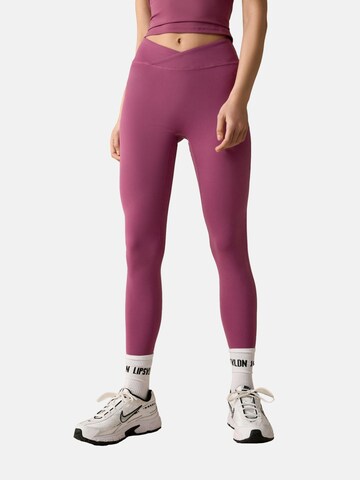 Lipsy Skinny Leggings in Lila: voorkant