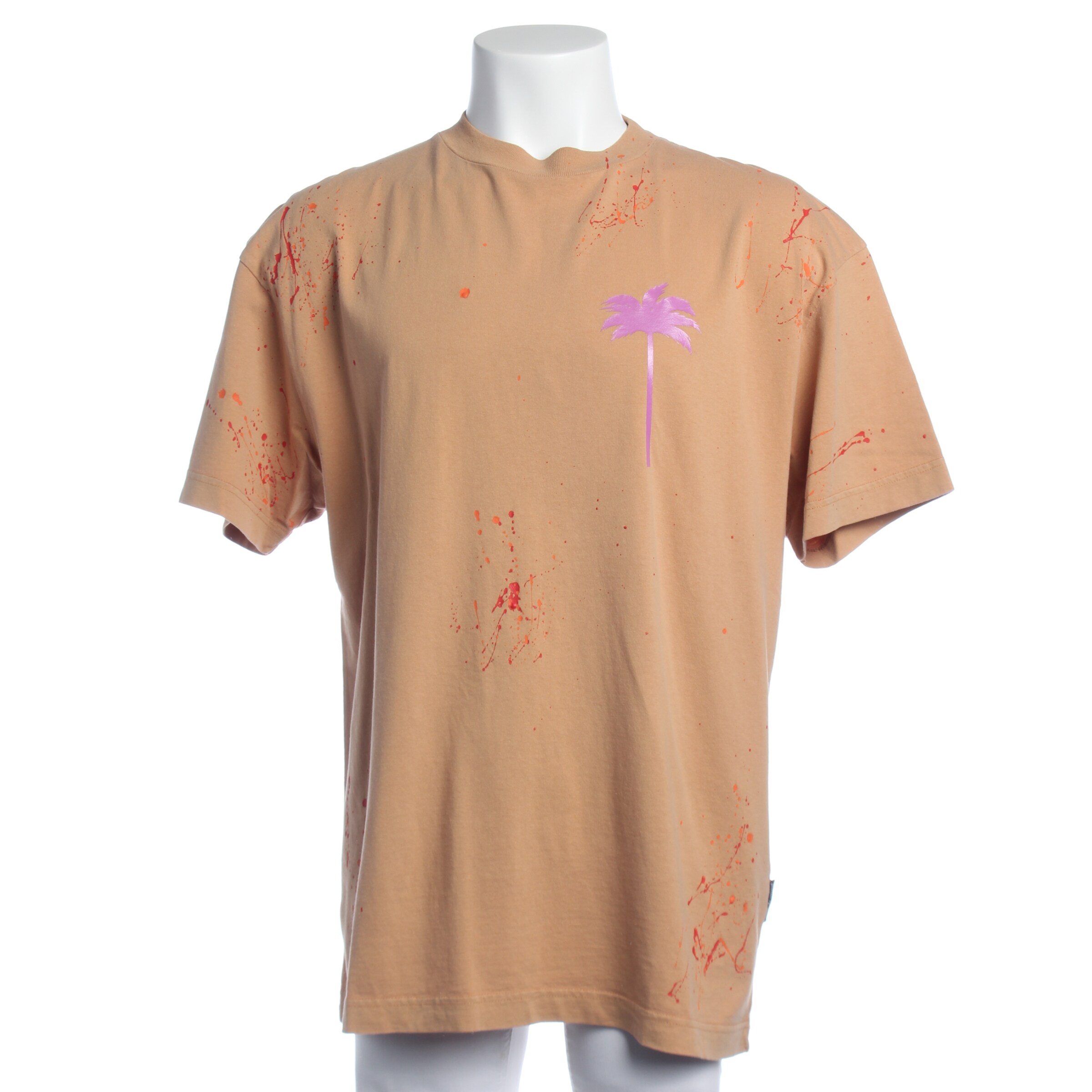 Palm Angels Shirt in L in Brown: front