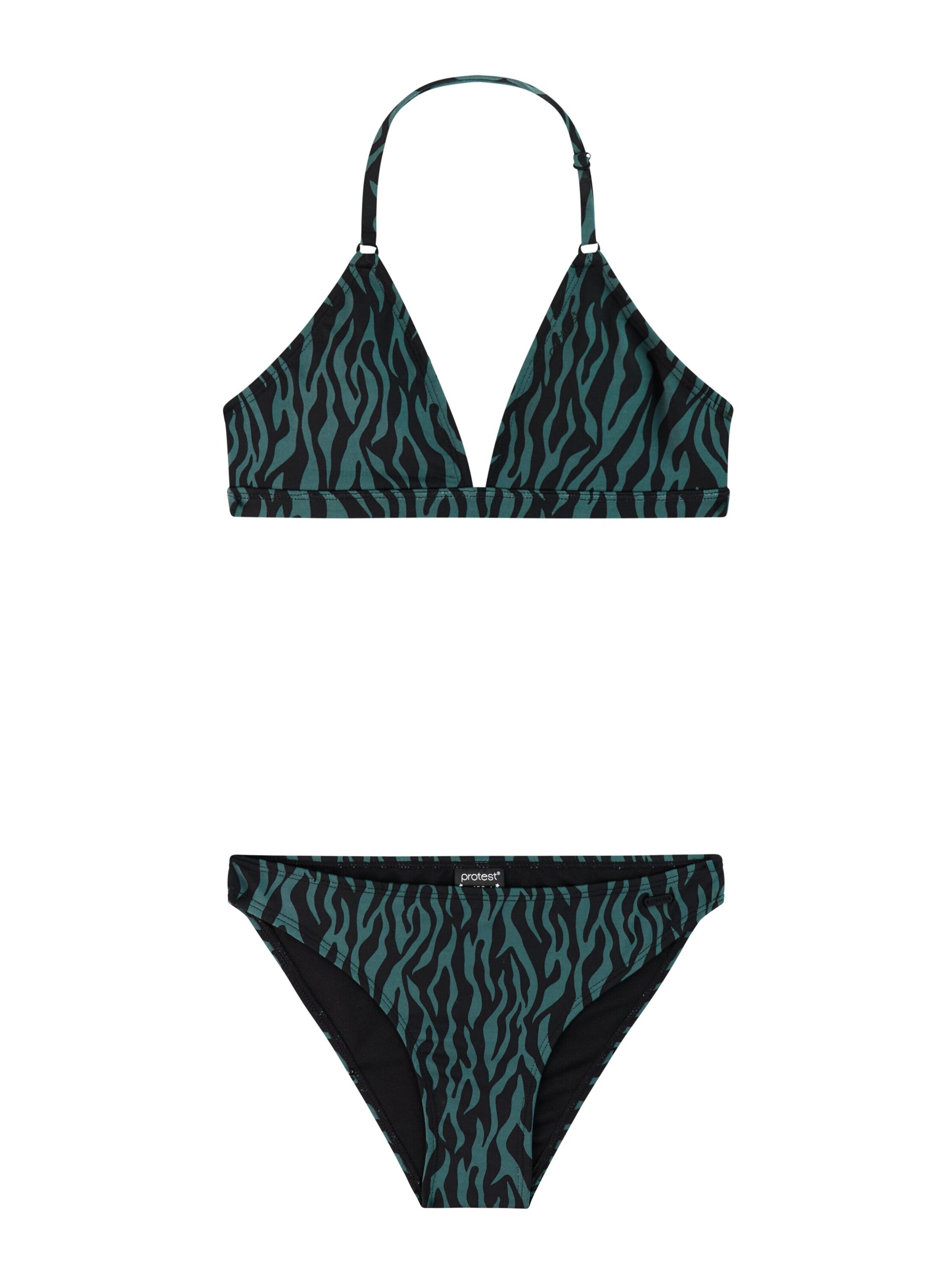 PROTEST Triangle Bikini 'PRTFabu JR' in Green: front