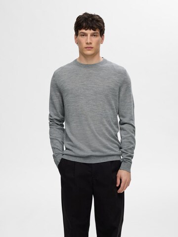 Pullover 'SLHTray' di SELECTED HOMME in grigio: frontale