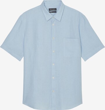 Marc O'Polo Button Up Shirt in Blue: front