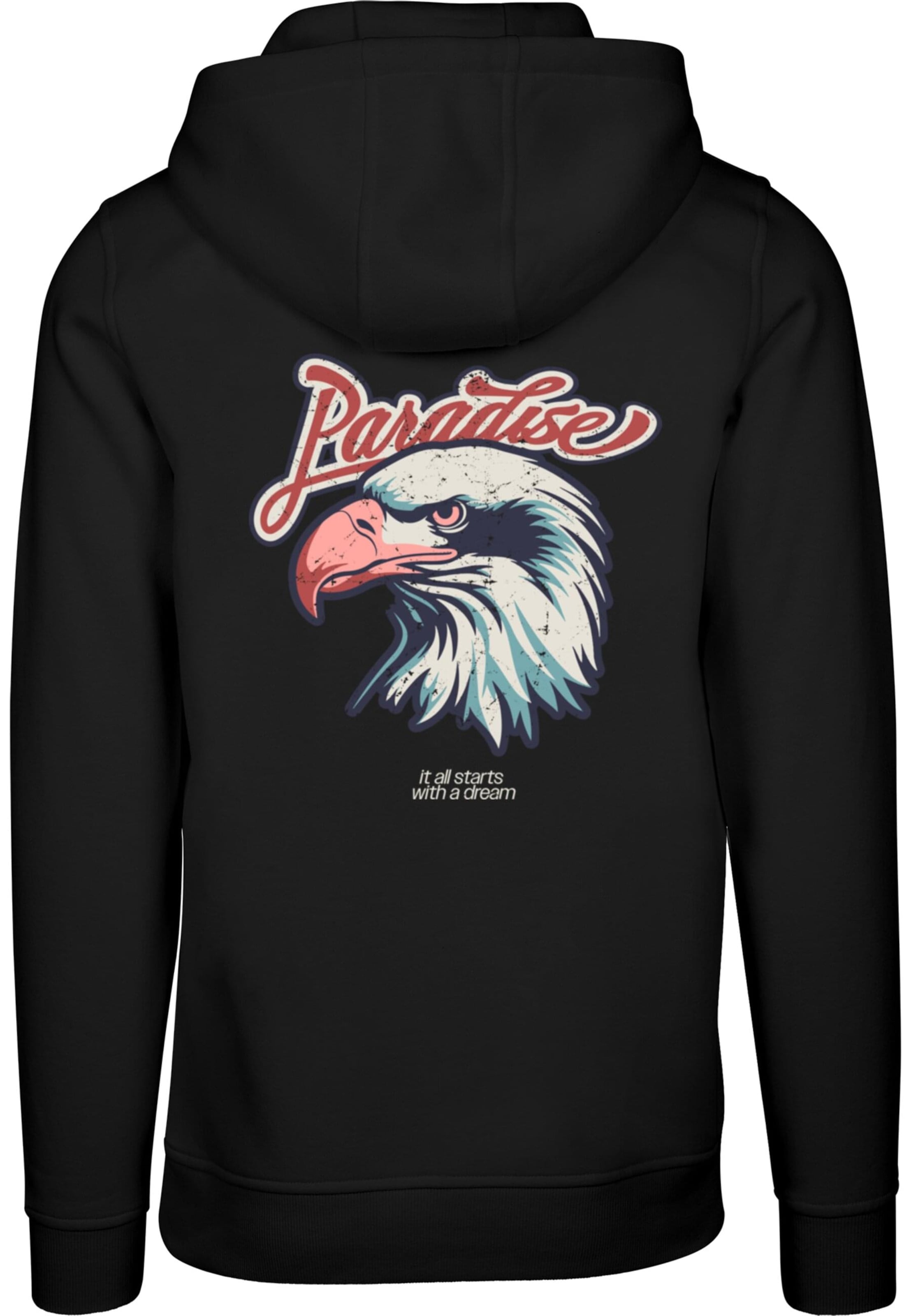Mister Tee Mikina 'Eagle Paradise' – černá