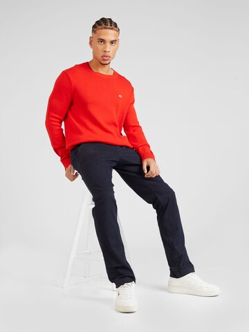 Tommy Jeans - Pullover 'ESSENTIALS' em vermelho