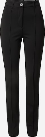 Vero Moda Tall Slimfit Housut 'VMLUCCA' värissä musta: etupuoli