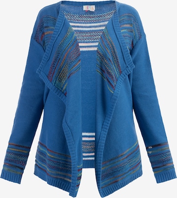 IZIA Knit Cardigan in Blue: front