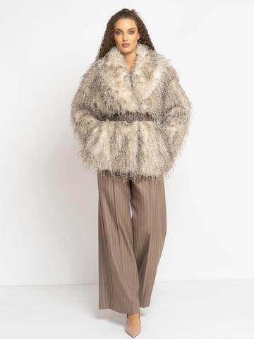 JIORO Winter Coat 'ESSENTIALS' in Beige