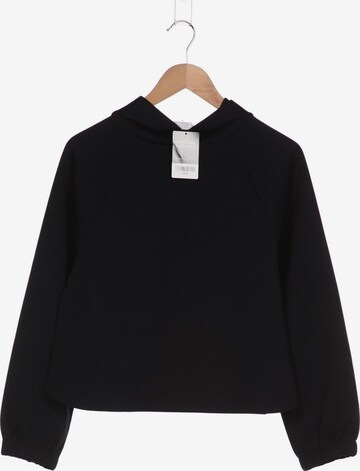 MANGO Sweatshirt & Zip-Up Hoodie in S in Black: front