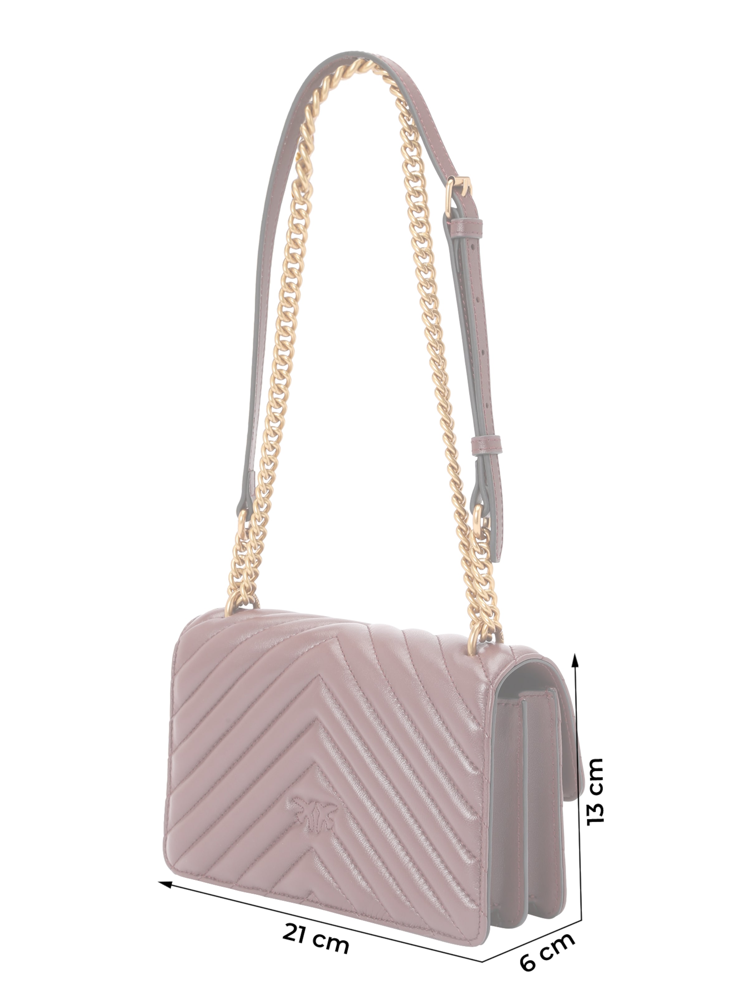 PINKO Сумка через плечо 'Love One' в Красный