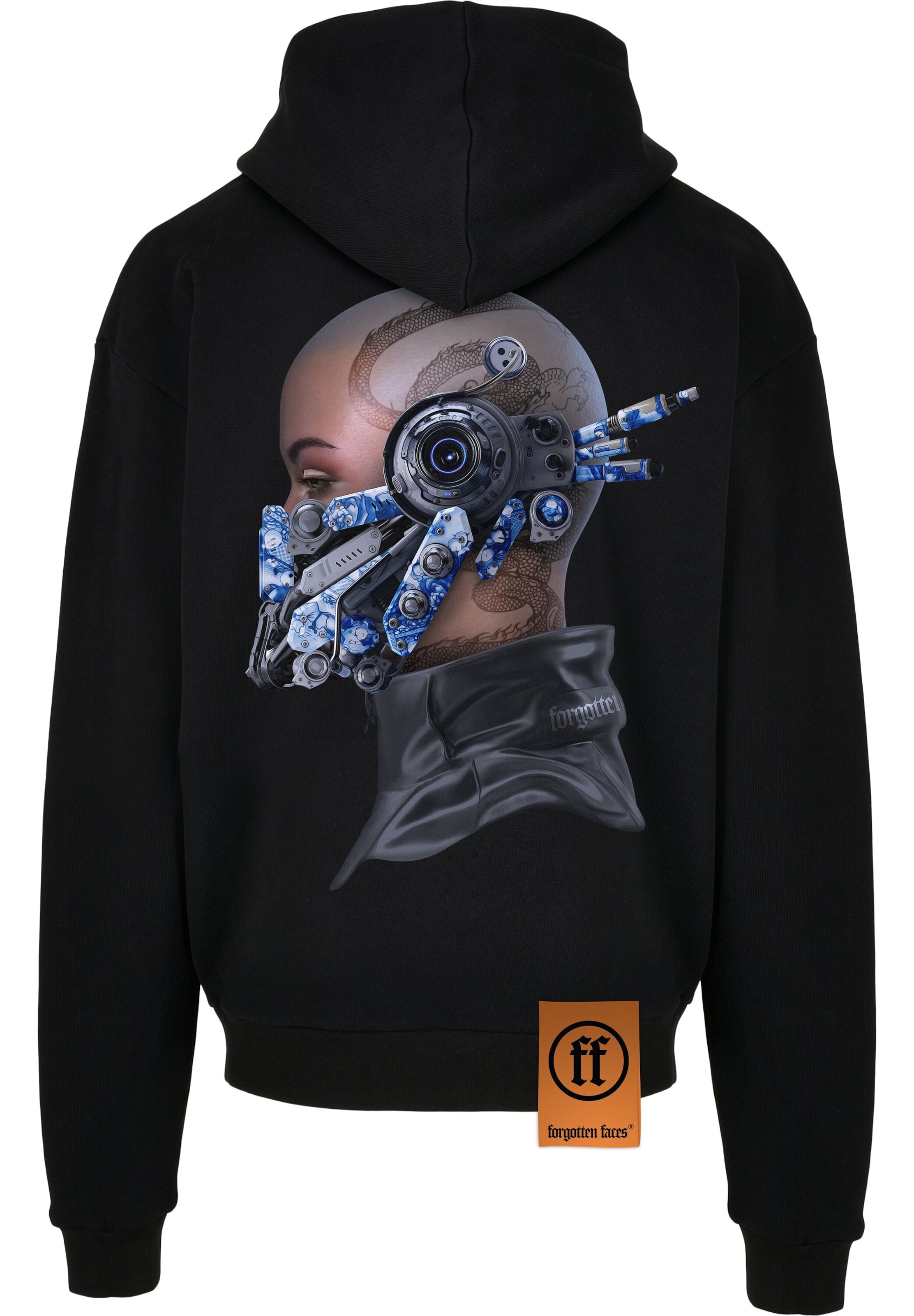 Forgotten Faces Dressipluus 'The Mask', värv must