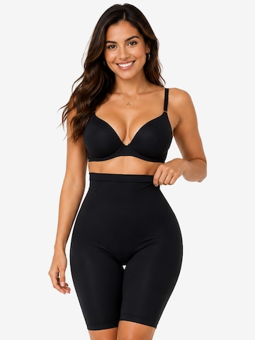 Pantalon modelant 'High Waisted Shaping Shorts' cfab (formerly creamy fabrics) en noir : devant