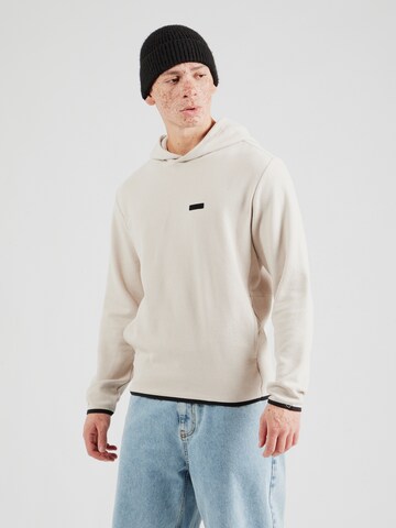 Sweat-shirt 'CHARLIE' JACK & JONES en beige : devant