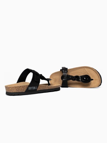 Bayton - Zapatos abiertos 'Huelva' en negro