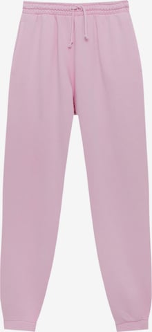 Pull&Bear Trousers in Pink: front